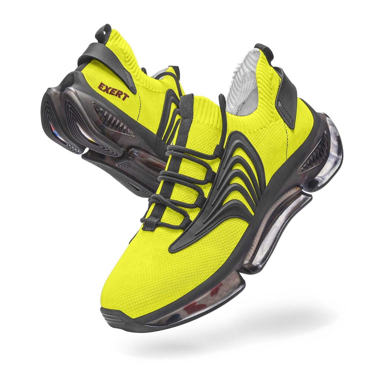 Yellow Running Sneakers Unisex Low Top Mesh Sneakers