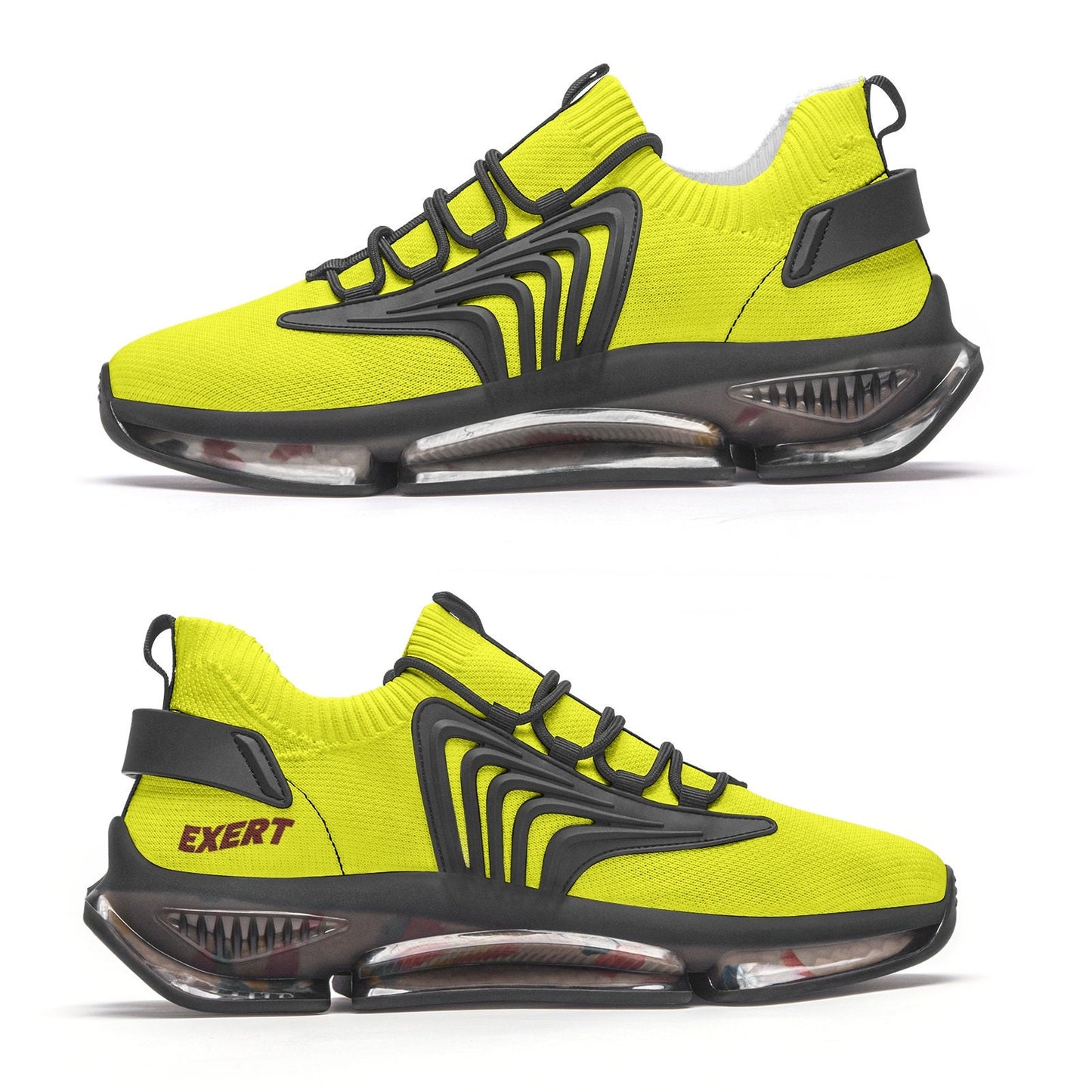 Yellow Running Sneakers Unisex Low Top Mesh Sneakers