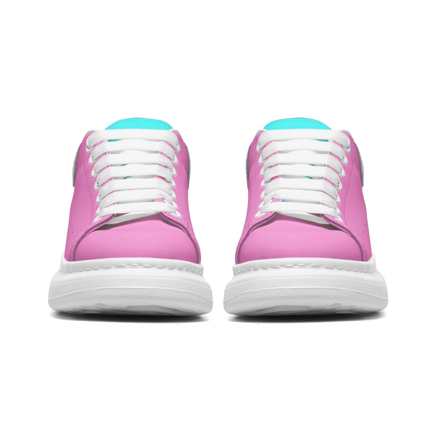 Unisex Non Slip Lace Up Leather Sneakers