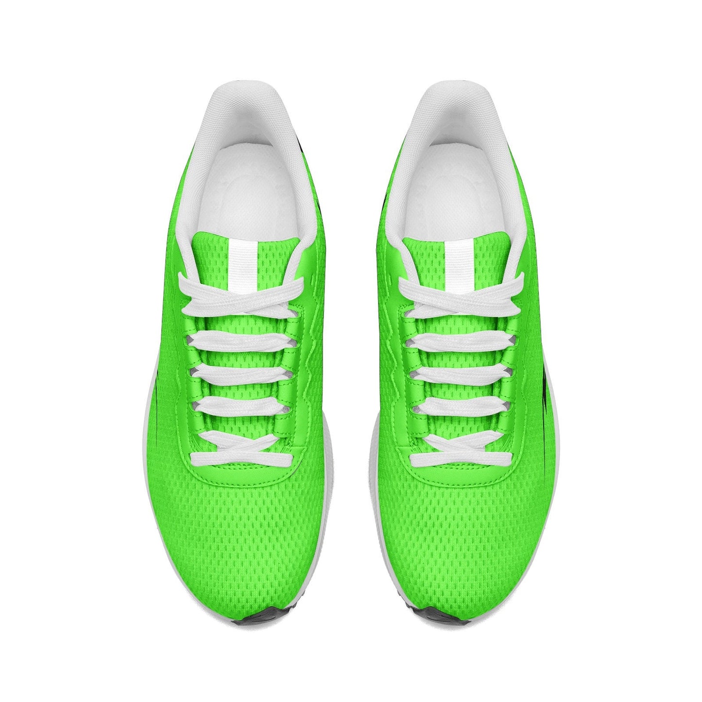 Bright Green Running Shoes Unisex Mesh Tech Performance Running Shoes