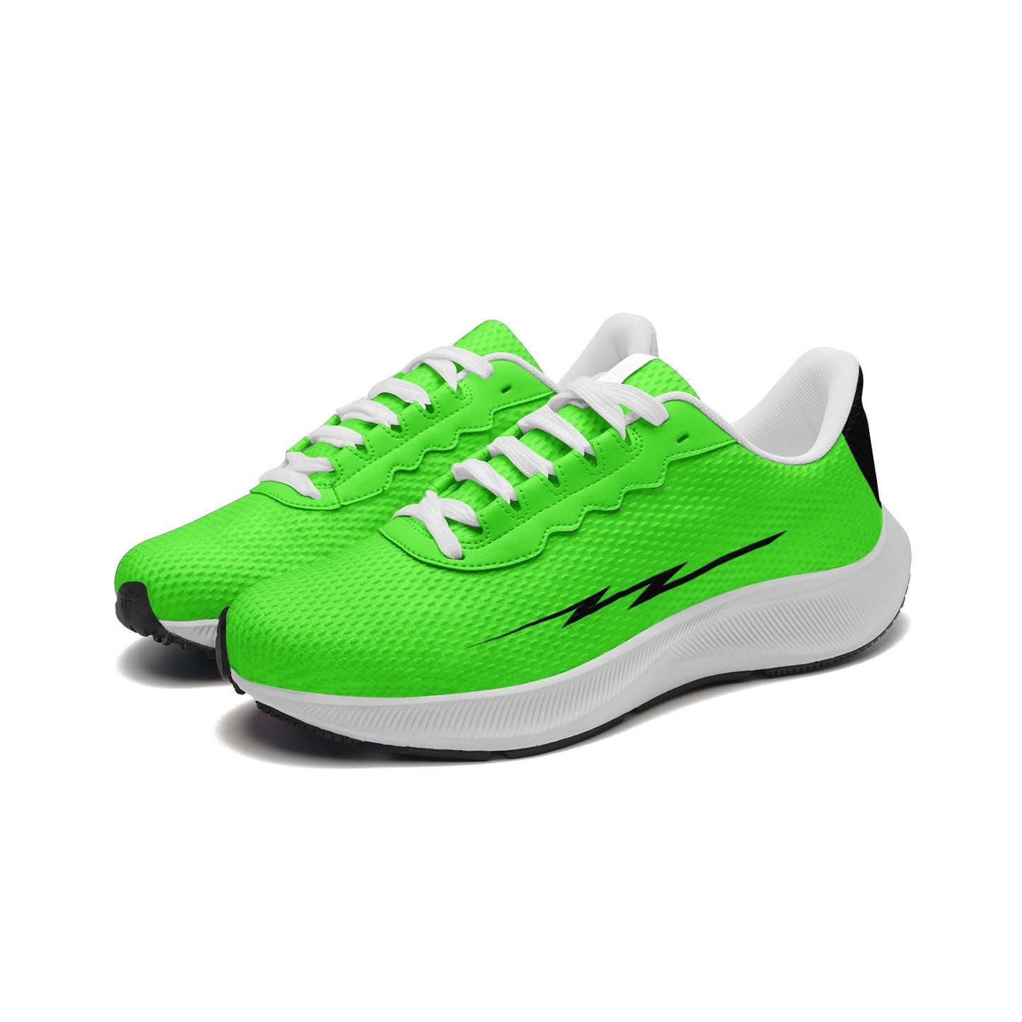 Bright Green Running Shoes Unisex Mesh Tech Performance Running Shoes