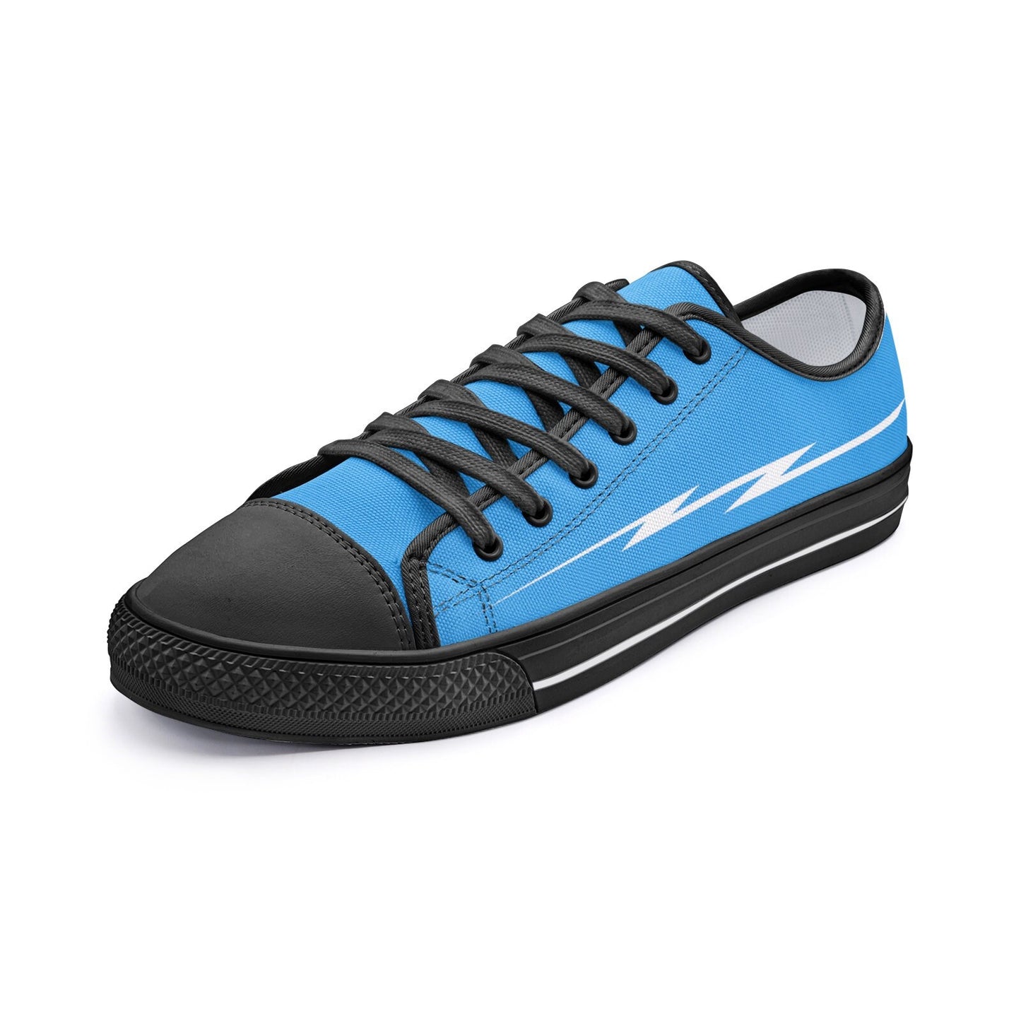Blue Casual Sneakers Unisex Low Top Canvas Shoes
