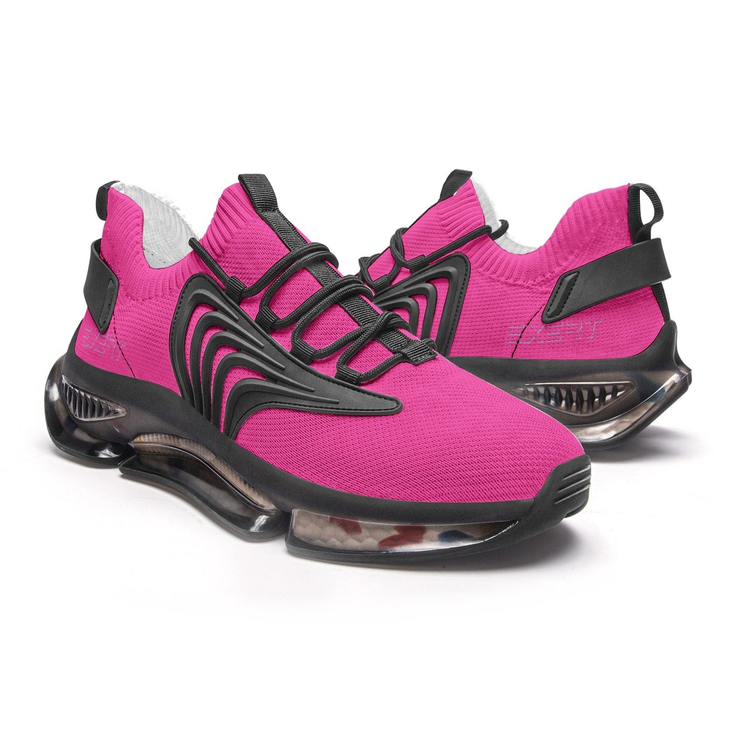 Mens Pink Running Shoes Unisex Low Top Mesh Sneakers