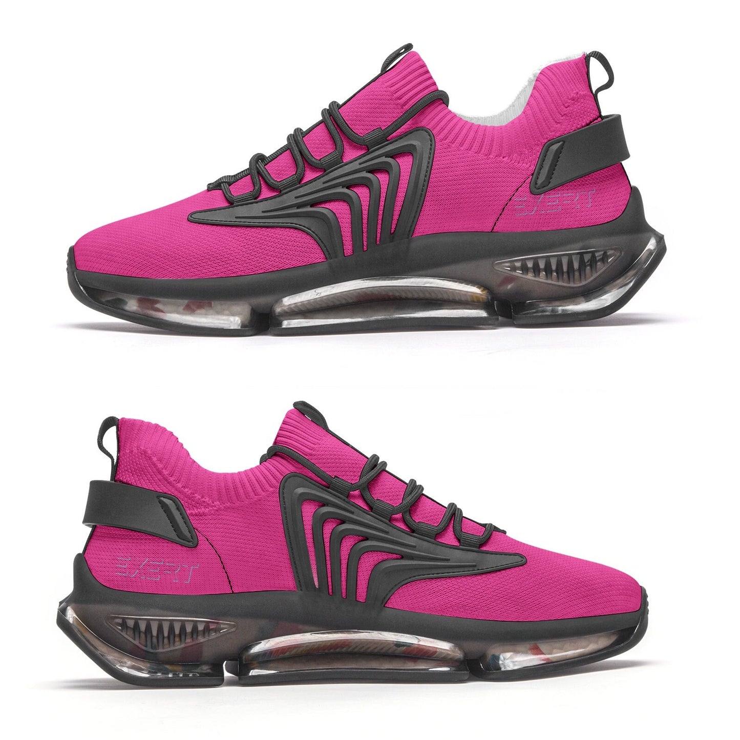 Mens Pink Running Shoes Unisex Low Top Mesh Sneakers
