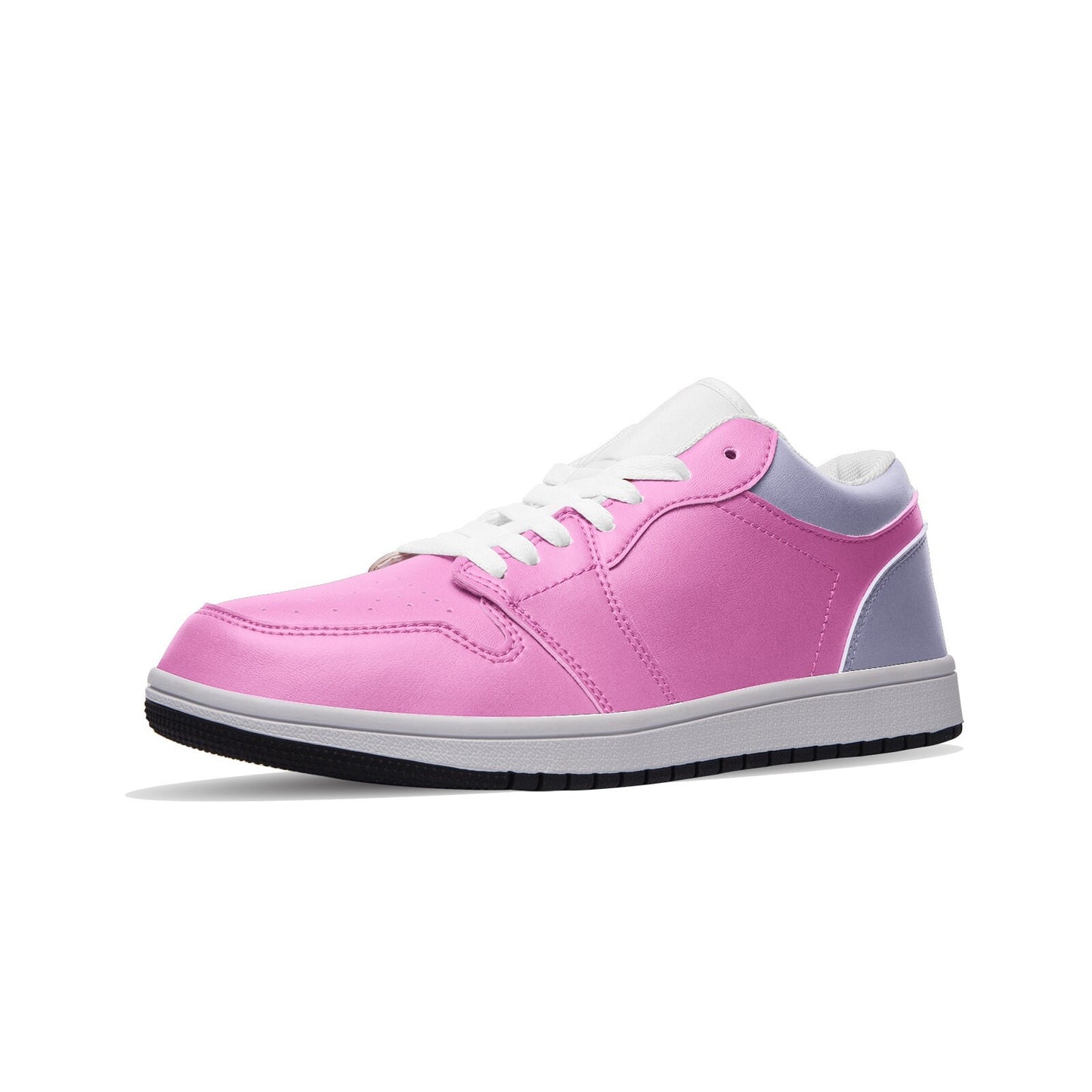 Pink Sneakers Unisex Low Top Leather Sneakers