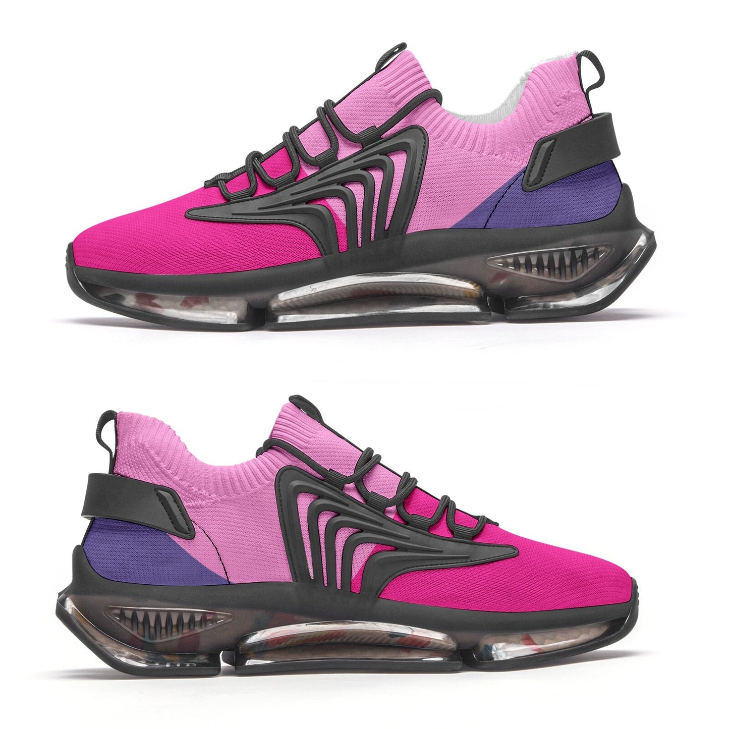 Pink Running Sneakers Unisex Low Top Mesh Sneakers