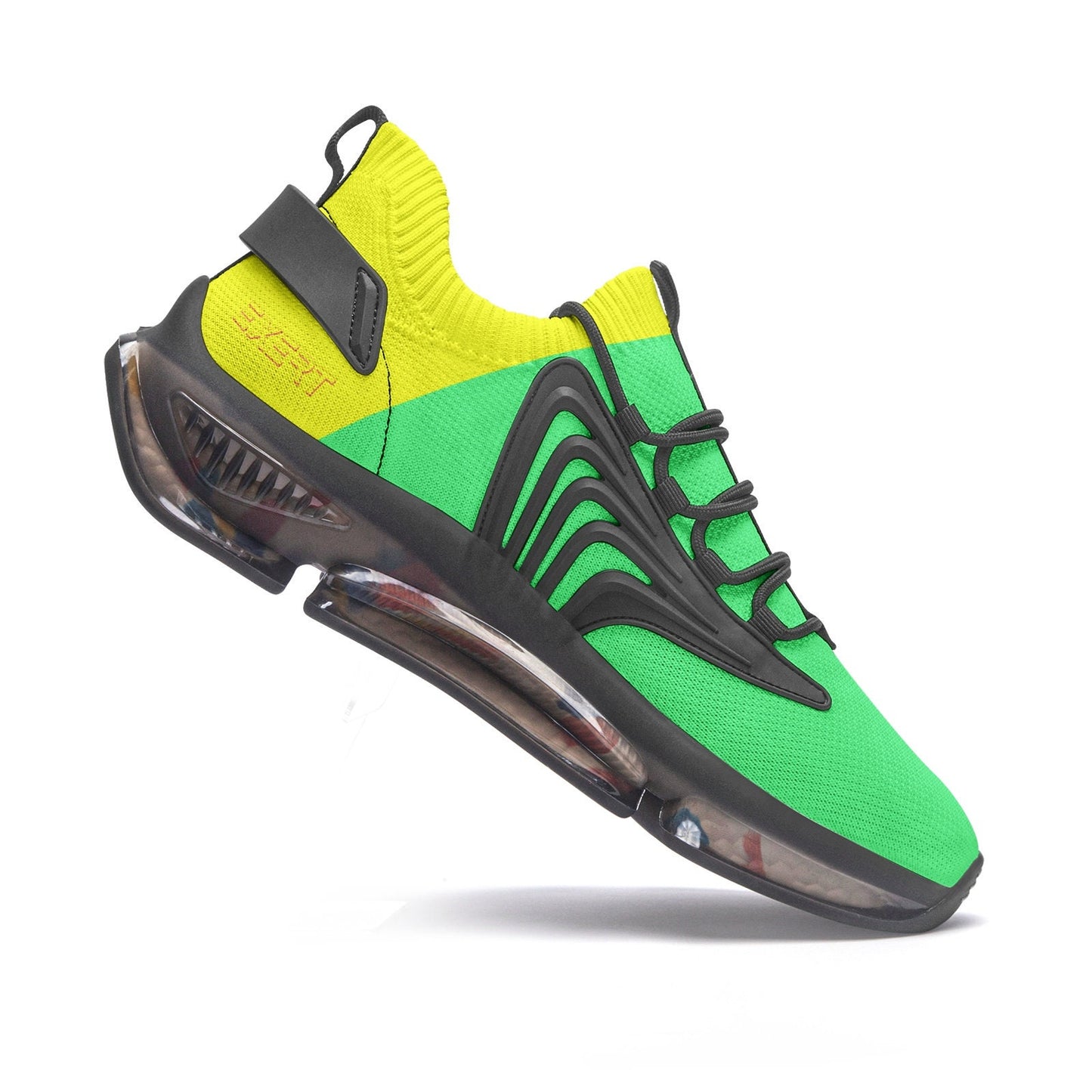 Green Exercise Sneakers Unisex Low Top Mesh Sneakers