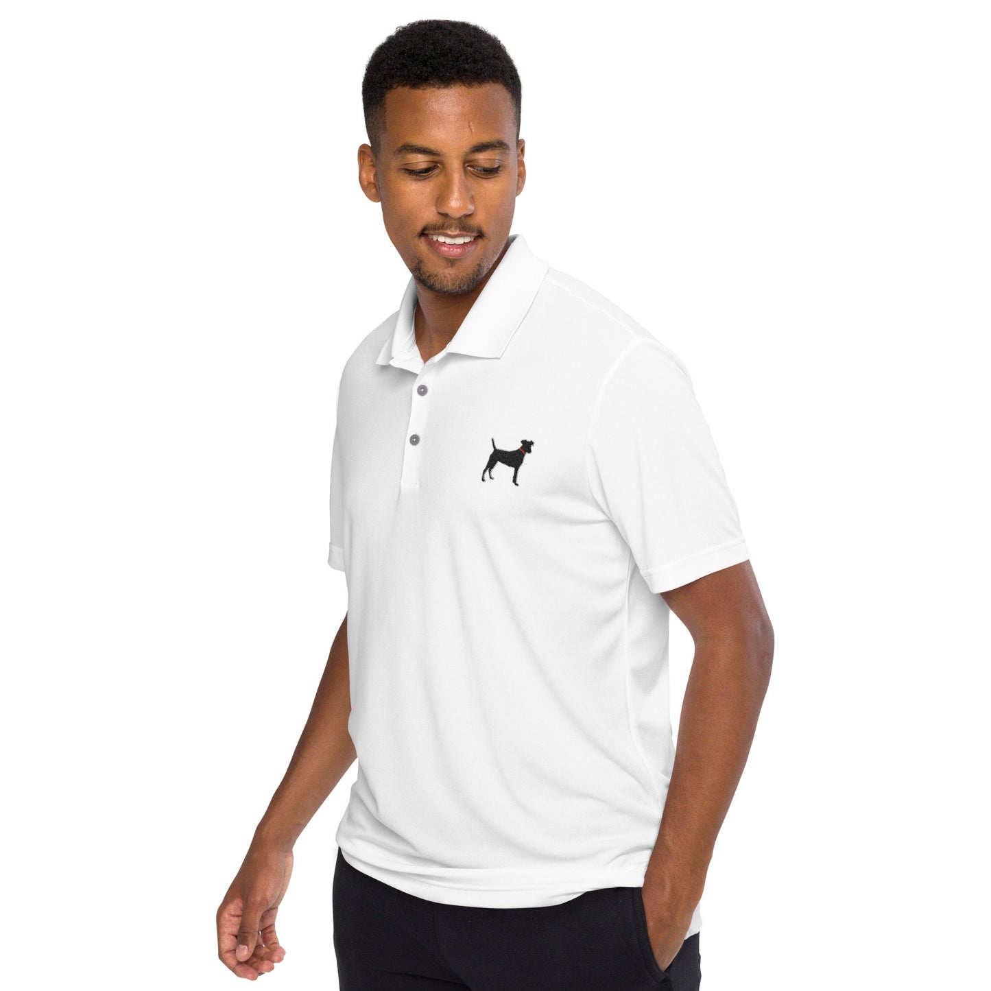 Black Dog Lovers Adidas Polo Shirts