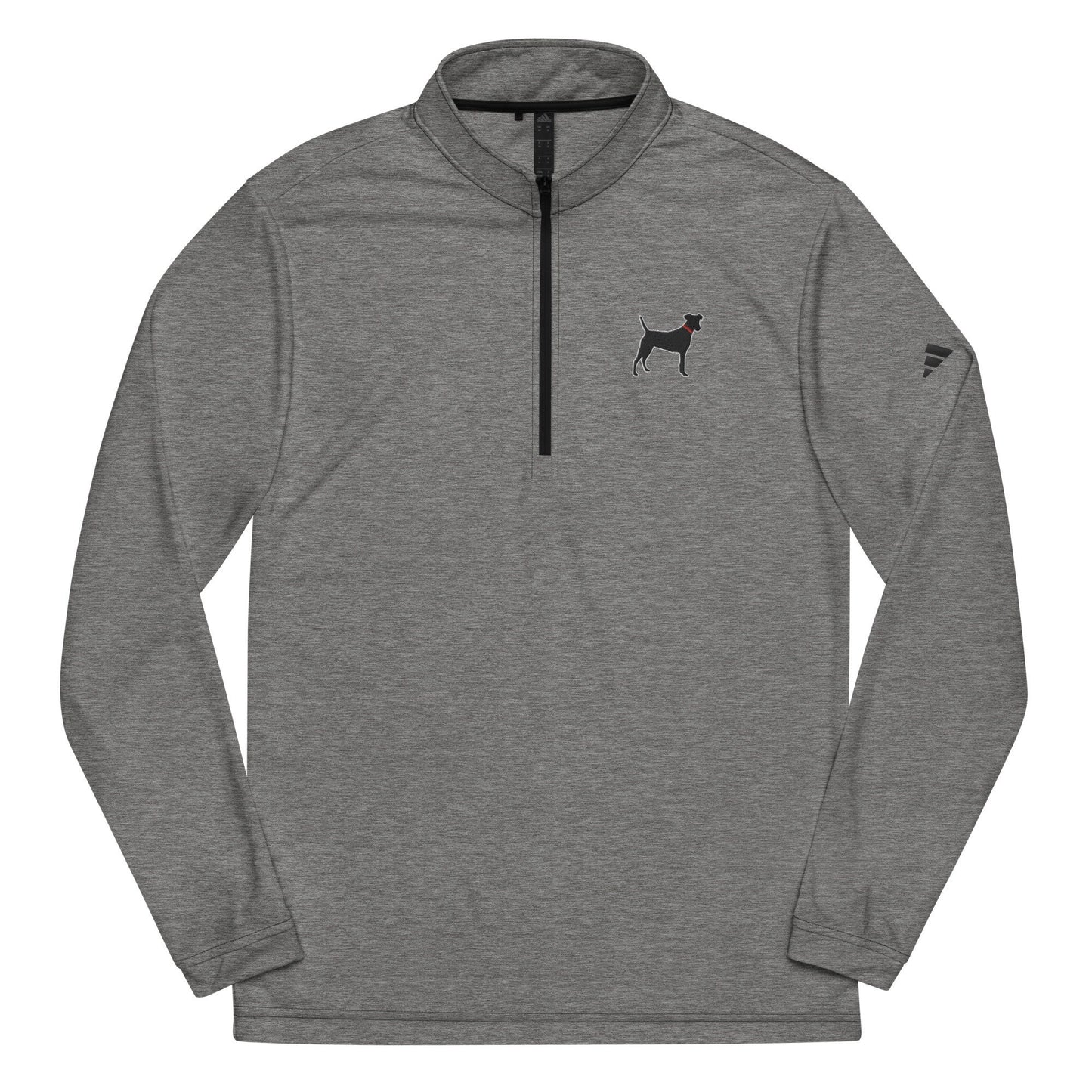 Black Dog Lovers Adidas Zip Up Pullovers