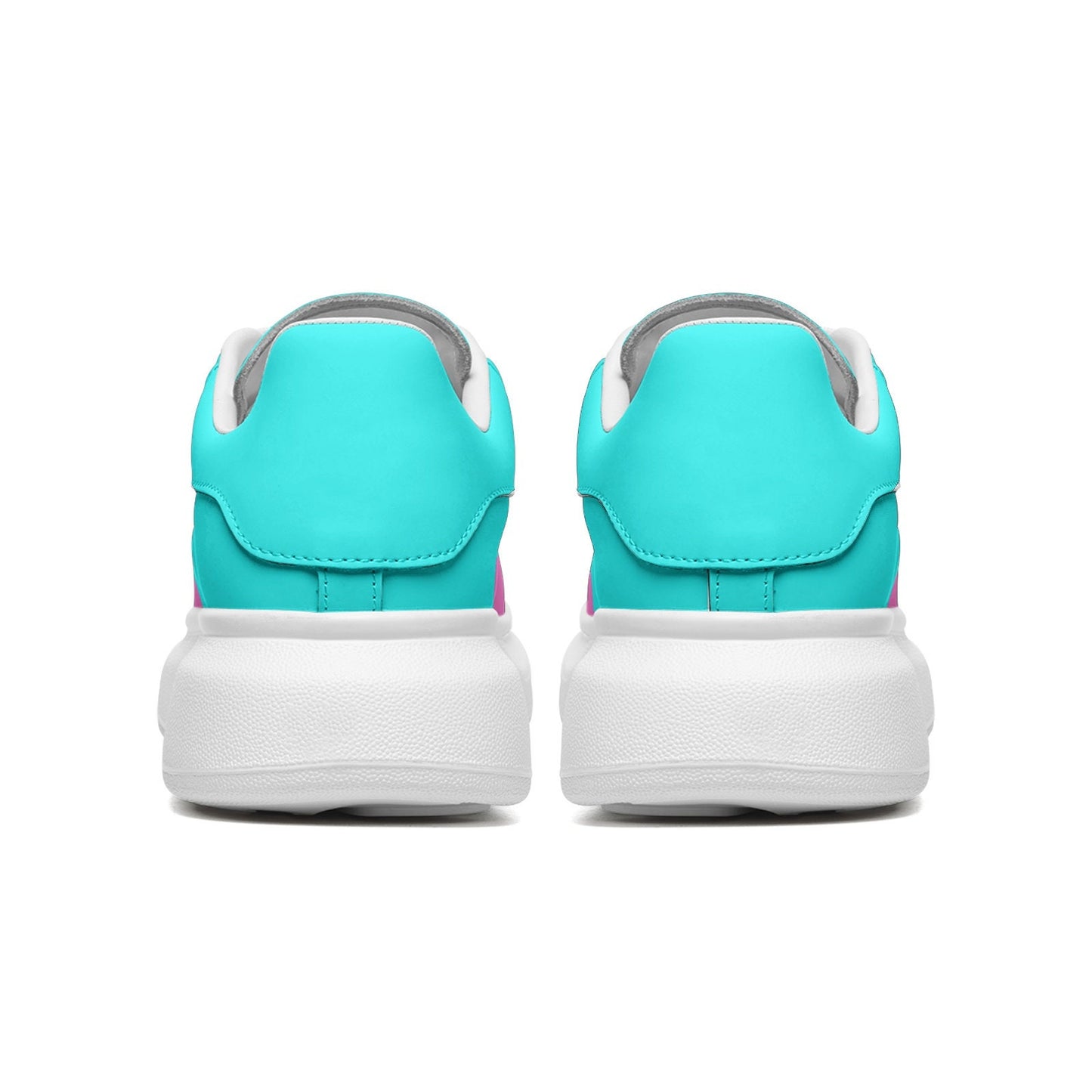 Unisex Non Slip Lace Up Leather Sneakers