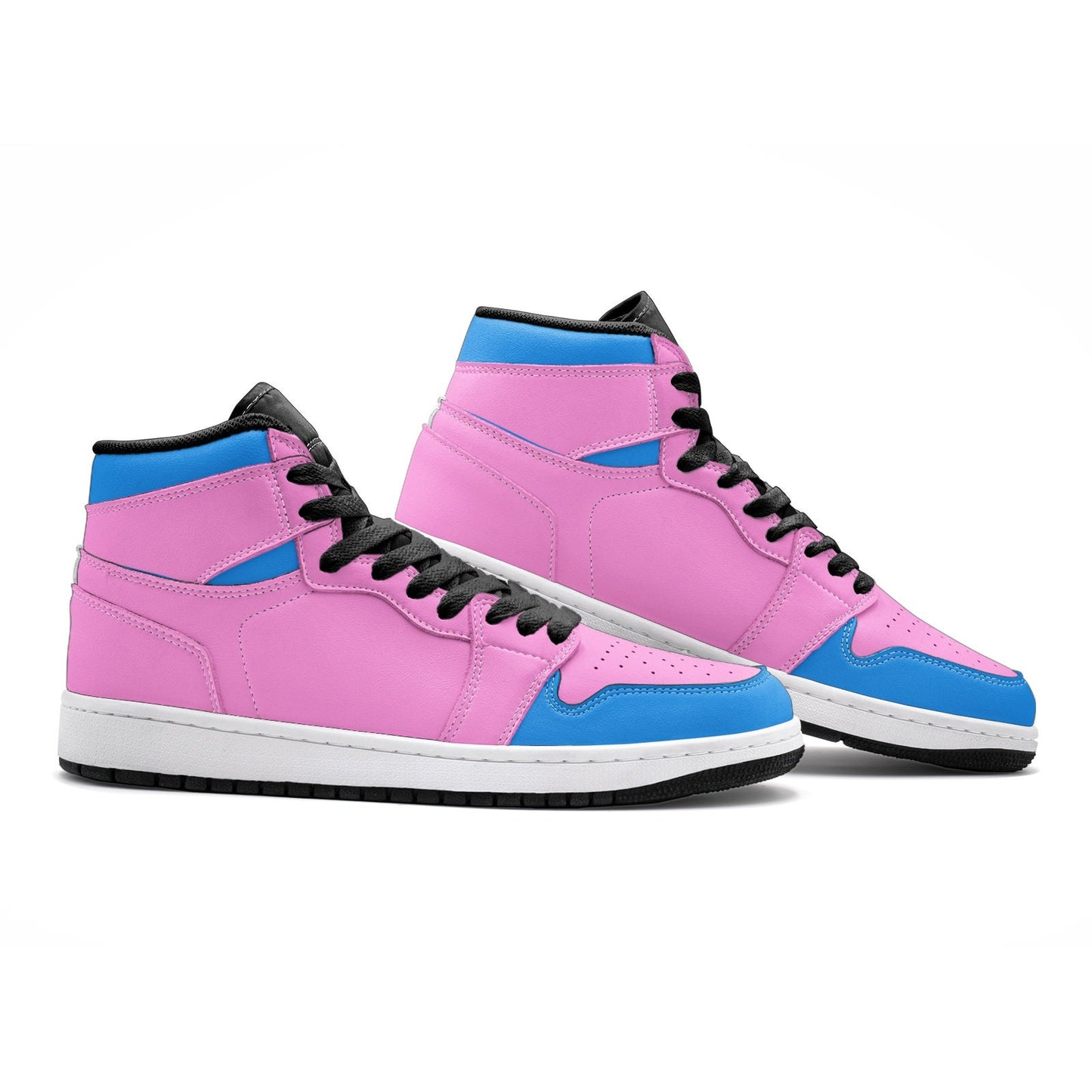 Pink High Tops Sneakers Unisex Sizes