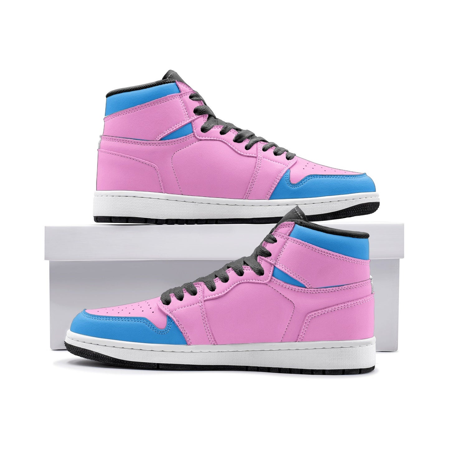 Pink High Tops Sneakers Unisex Sizes