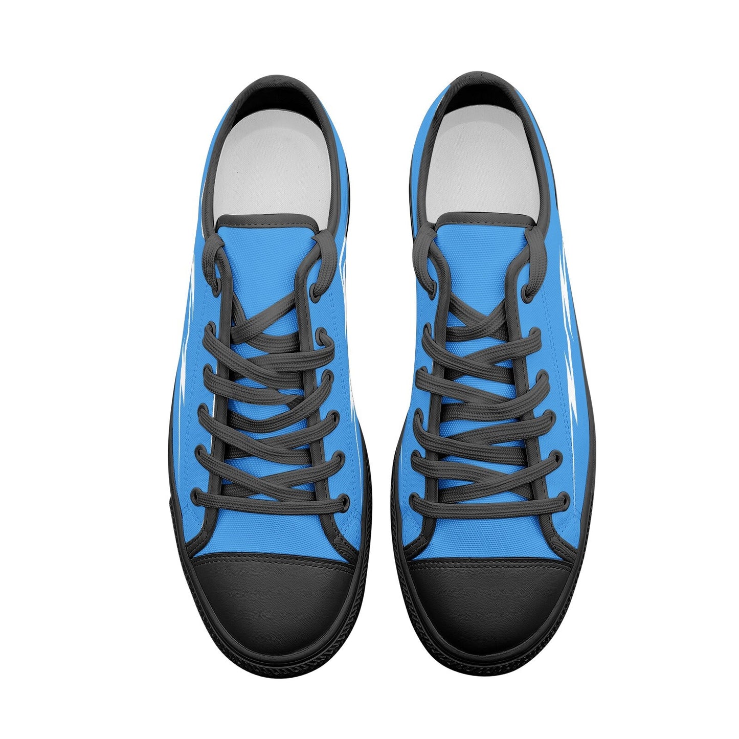 Blue Casual Sneakers Unisex Low Top Canvas Shoes