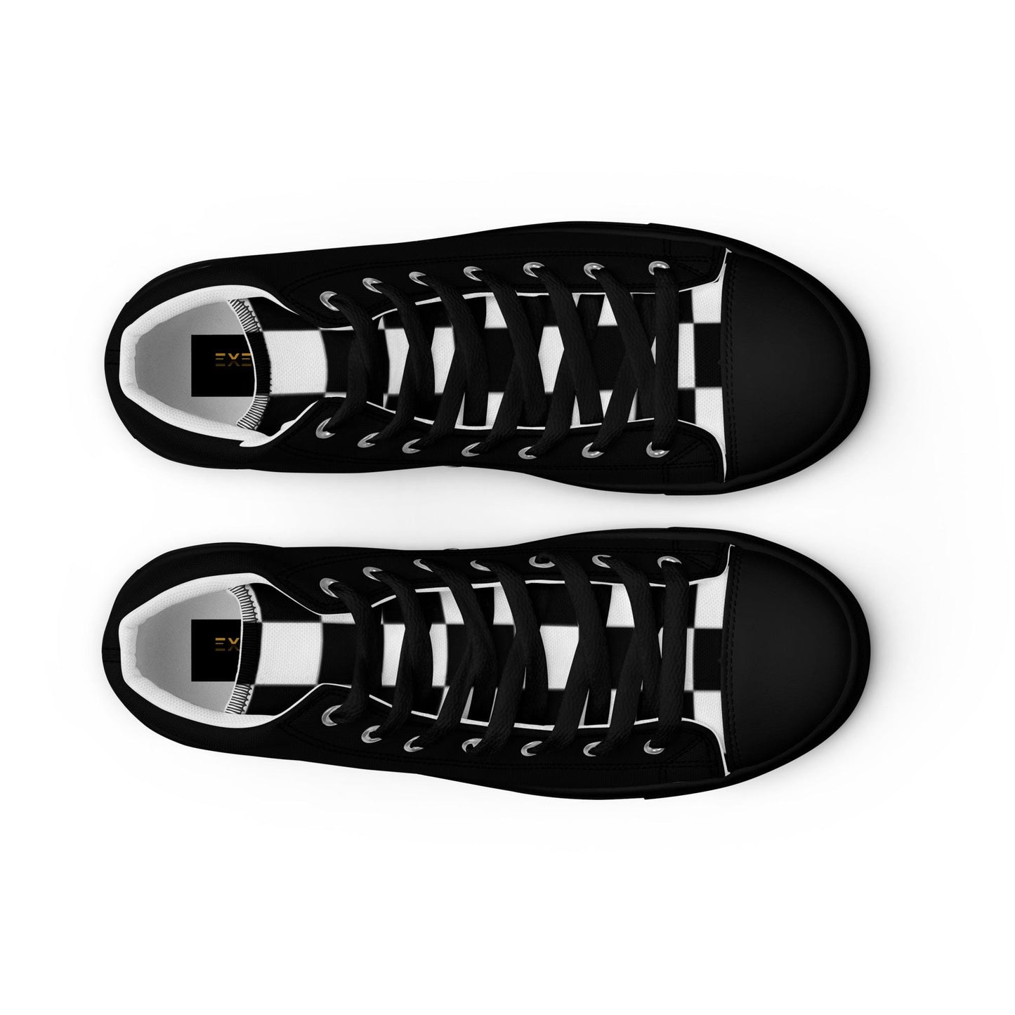 Black High Top Sneakers Mens high top canvas shoes