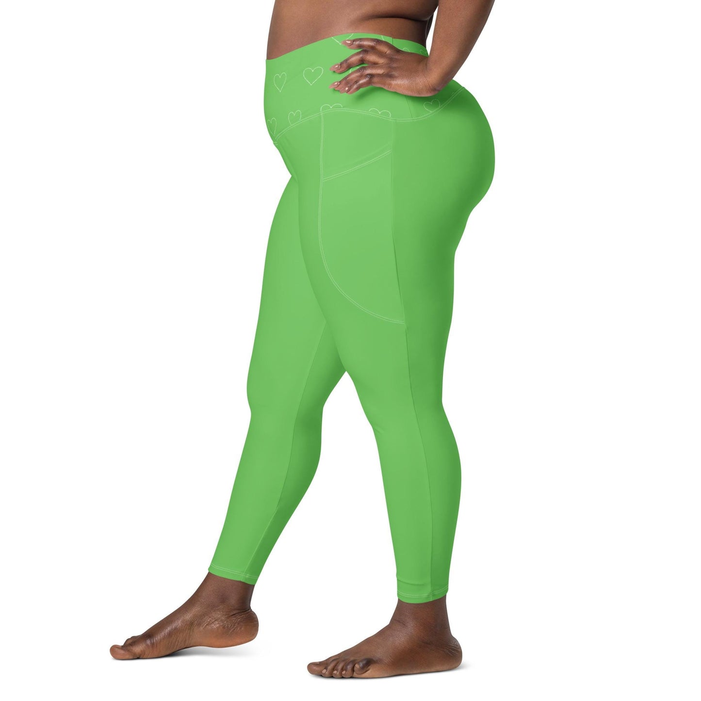 Green Leggings with pockets