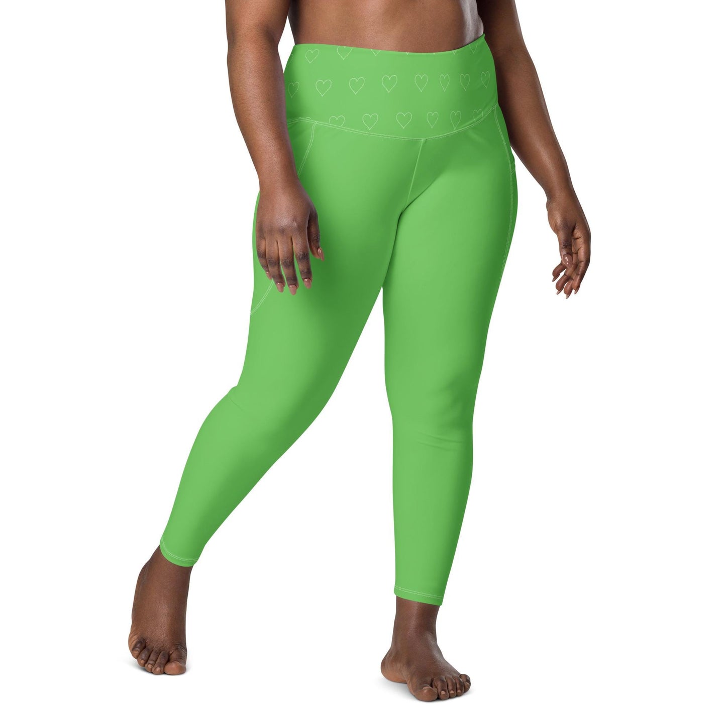 Green Leggings with pockets