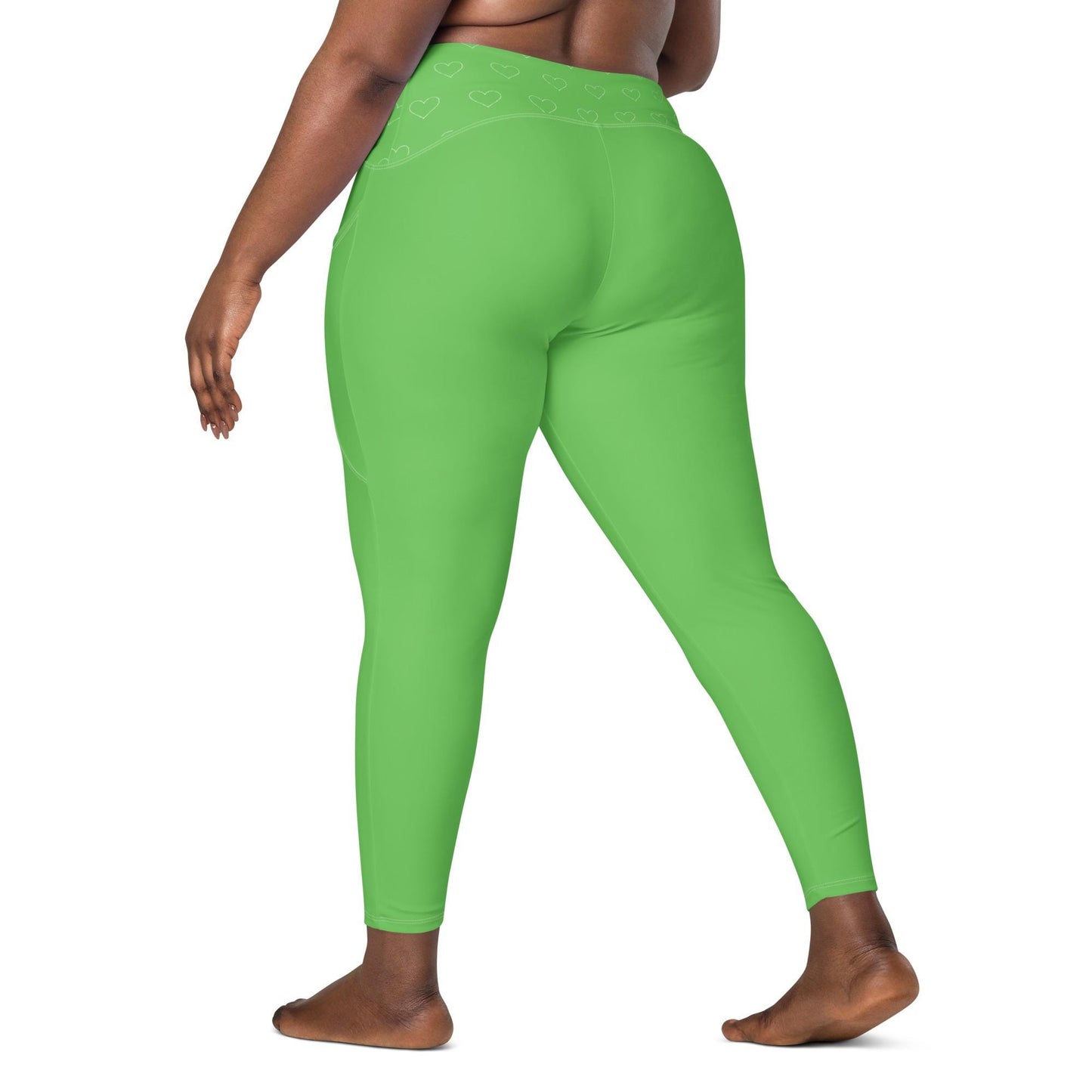 Green Leggings with pockets