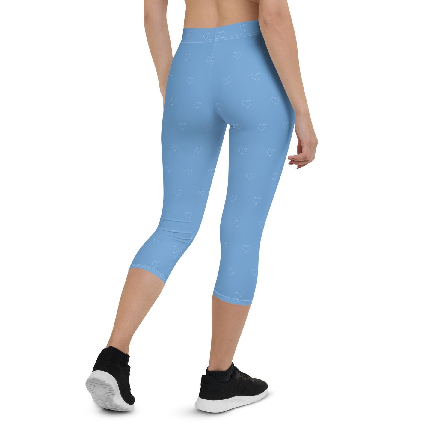 Blue Capri Leggings