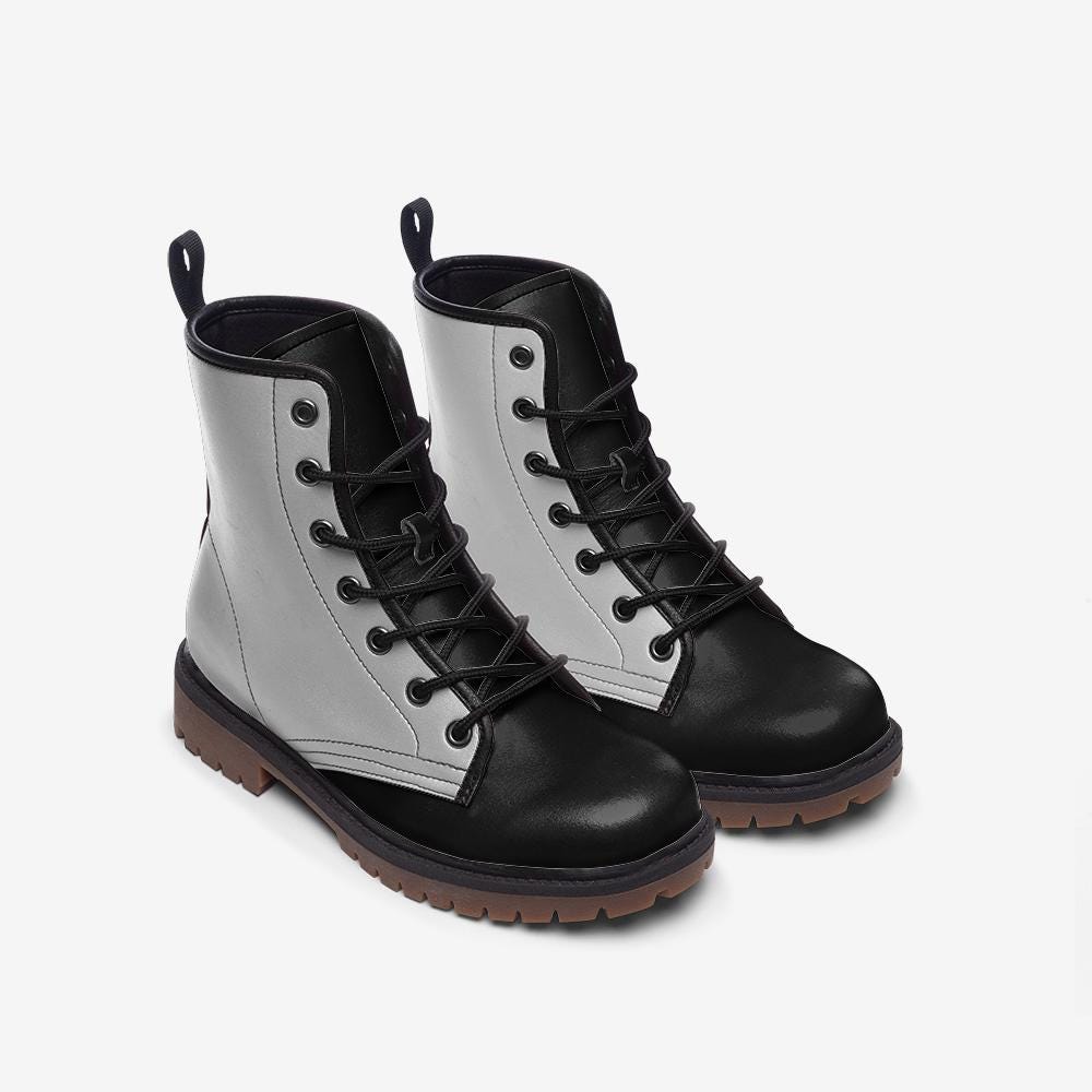 Womens Black Boots Casual Leather Lightweight boots MT