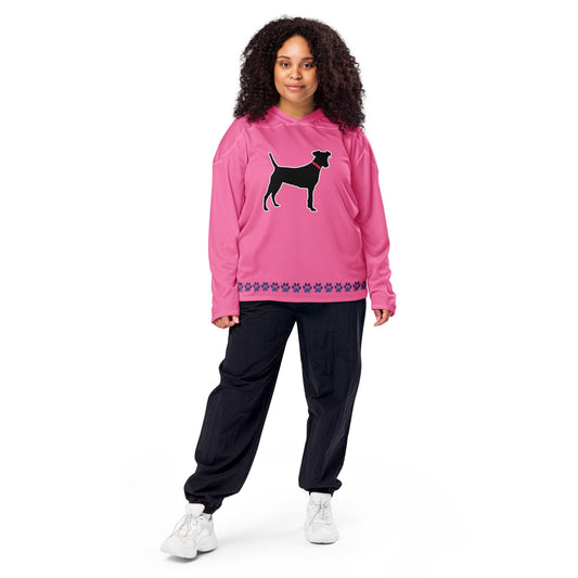Black Dog Pink Hockey Jerseys