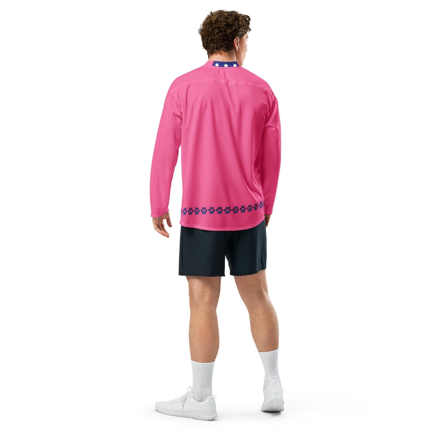 Black Dog Pink Hockey Jerseys