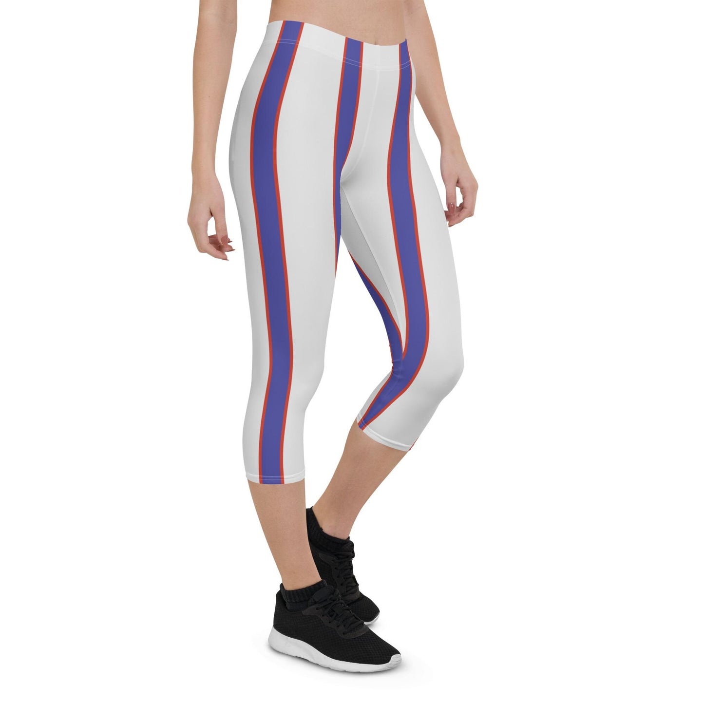 Striped Capri Leggings