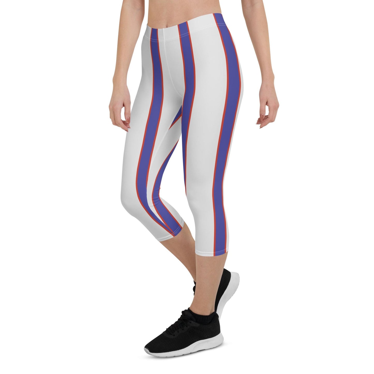 Striped Capri Leggings