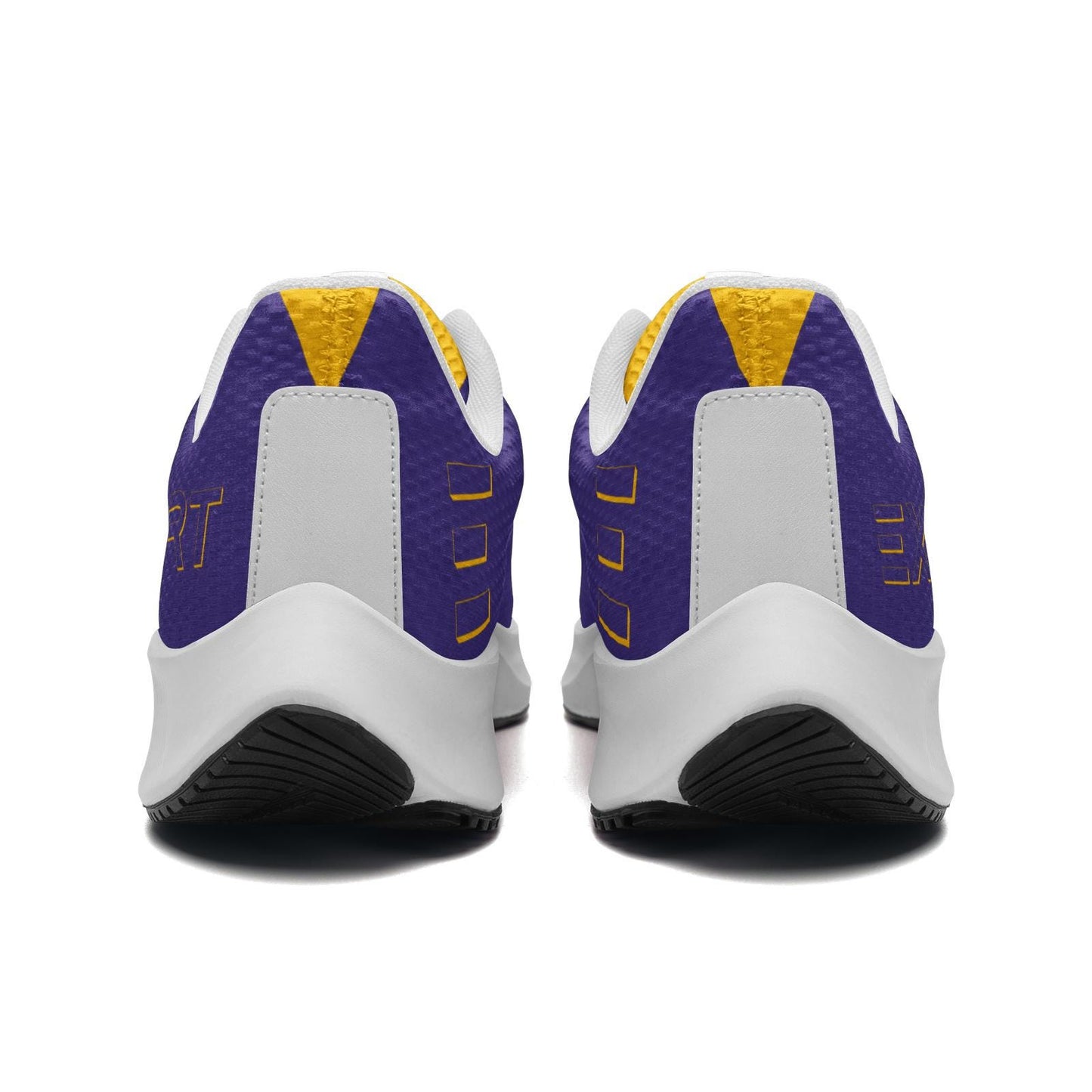Purple and Gold Running Shoes Unisex Sizes