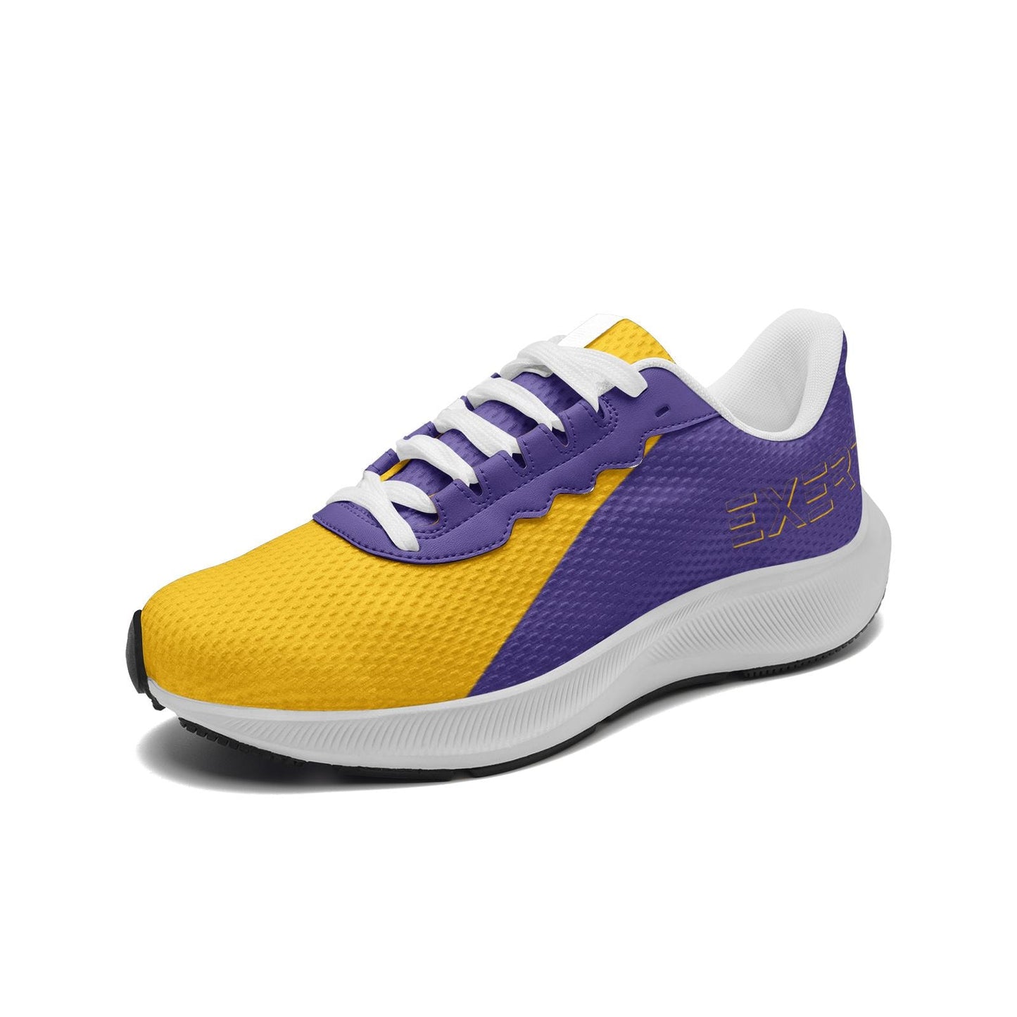 Purple and Gold Running Shoes Unisex Sizes