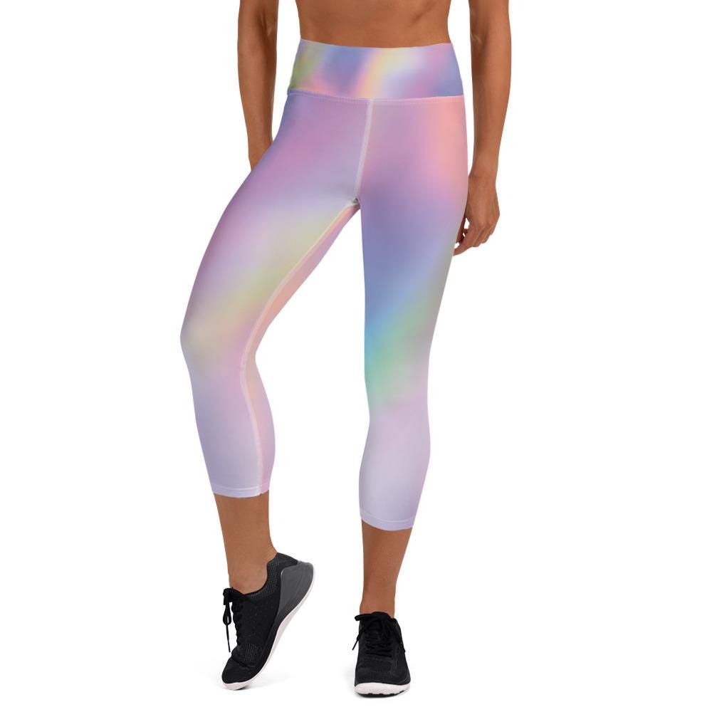 Yoga Capri Rainbow Leggings