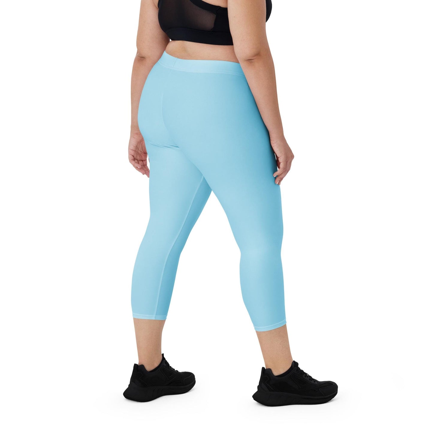 Powder Blue Capri Leggings