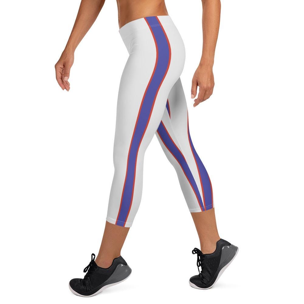 Striped Capri Leggings