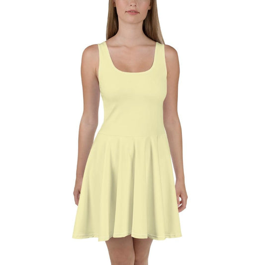 Yellow Skater Dresses