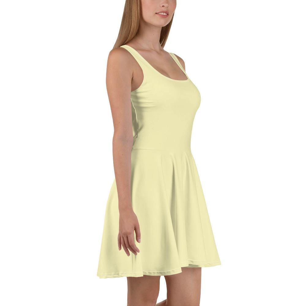 Yellow Skater Dresses