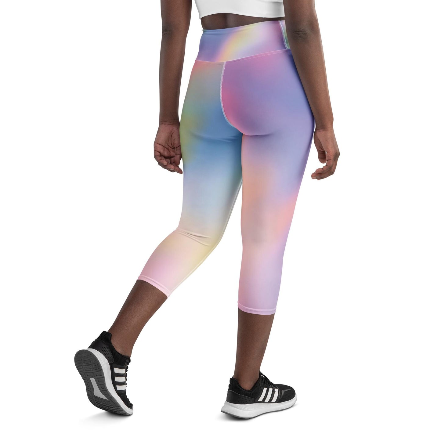 Yoga Capri Rainbow Leggings