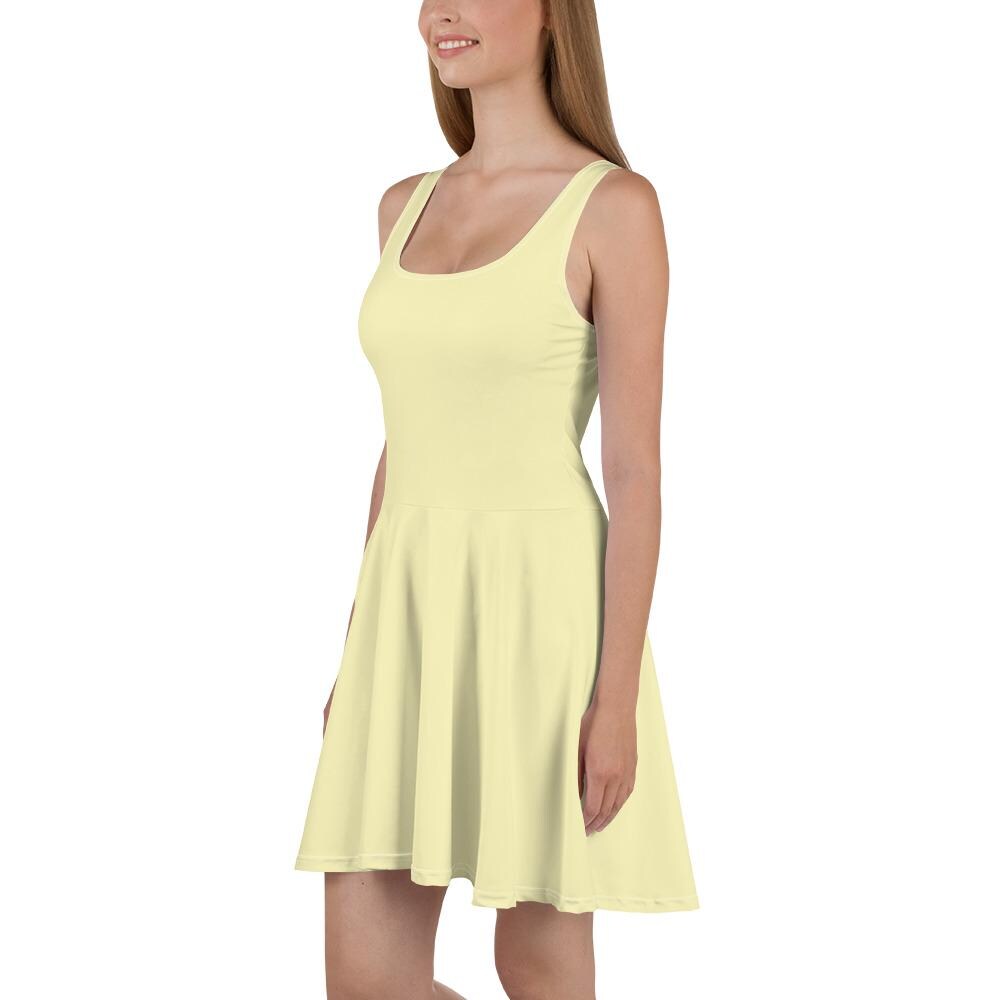 Yellow Skater Dresses