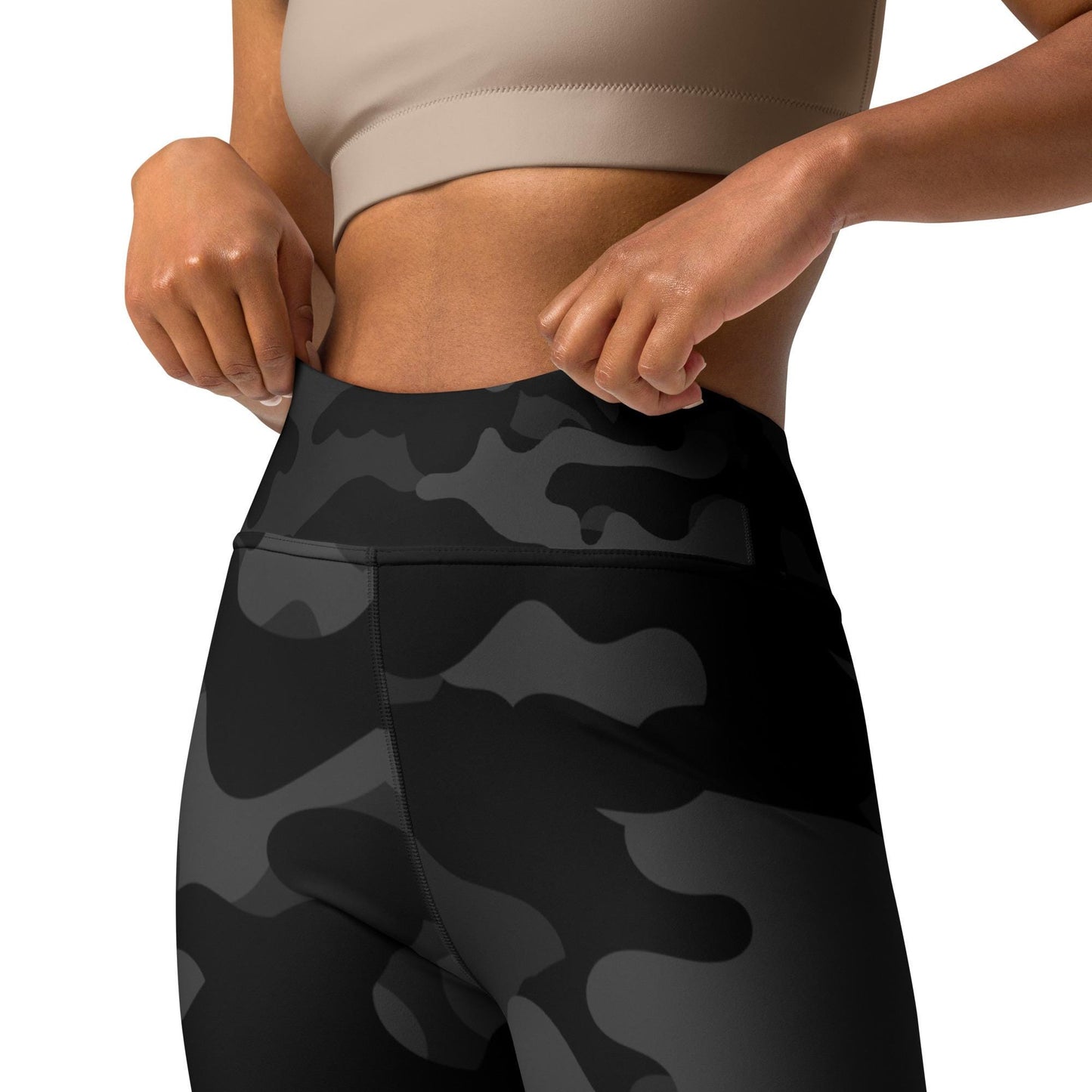 Black Camo Yoga Leggings