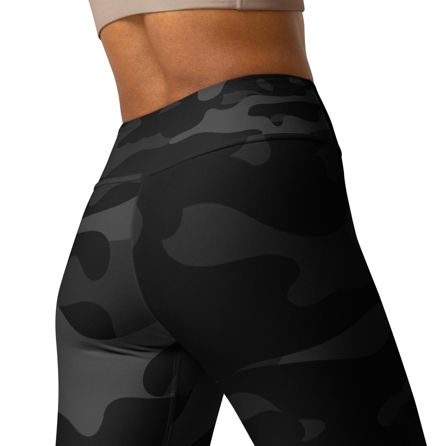 Black Camo Yoga Leggings