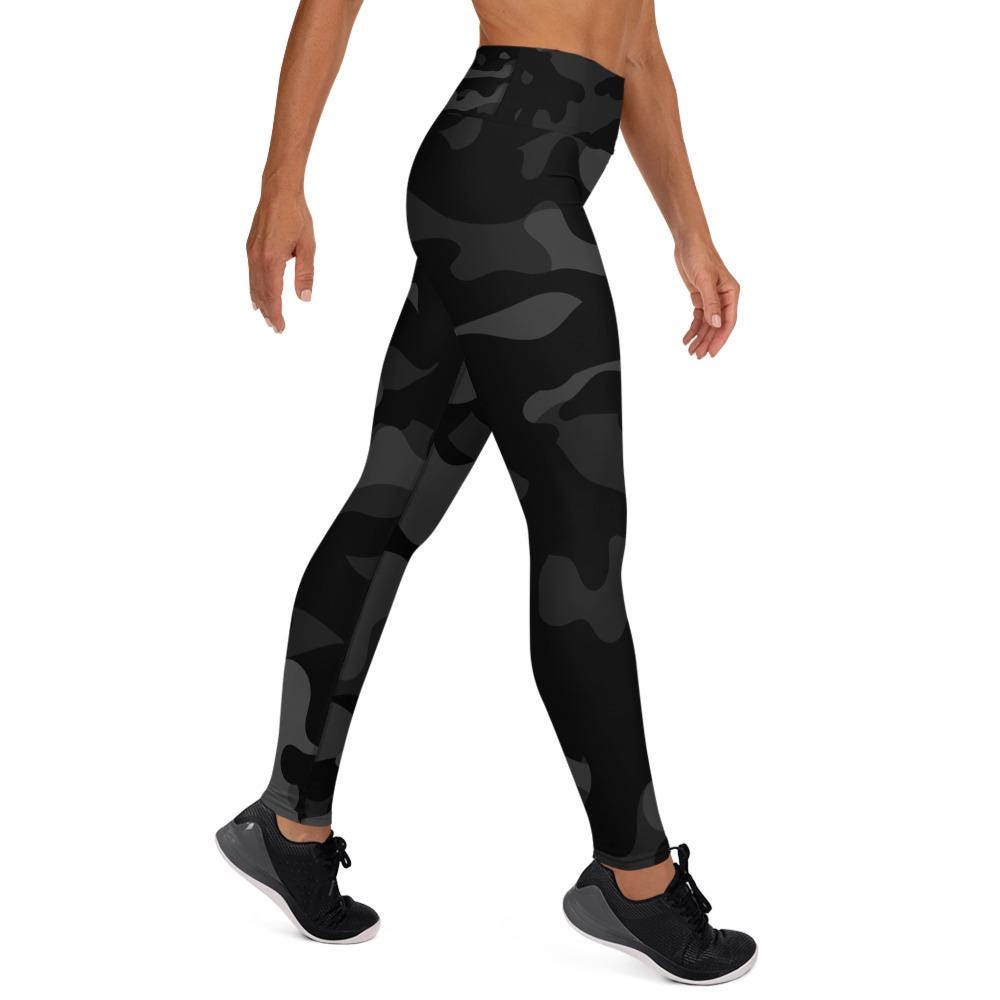 Black Camo Yoga Leggings