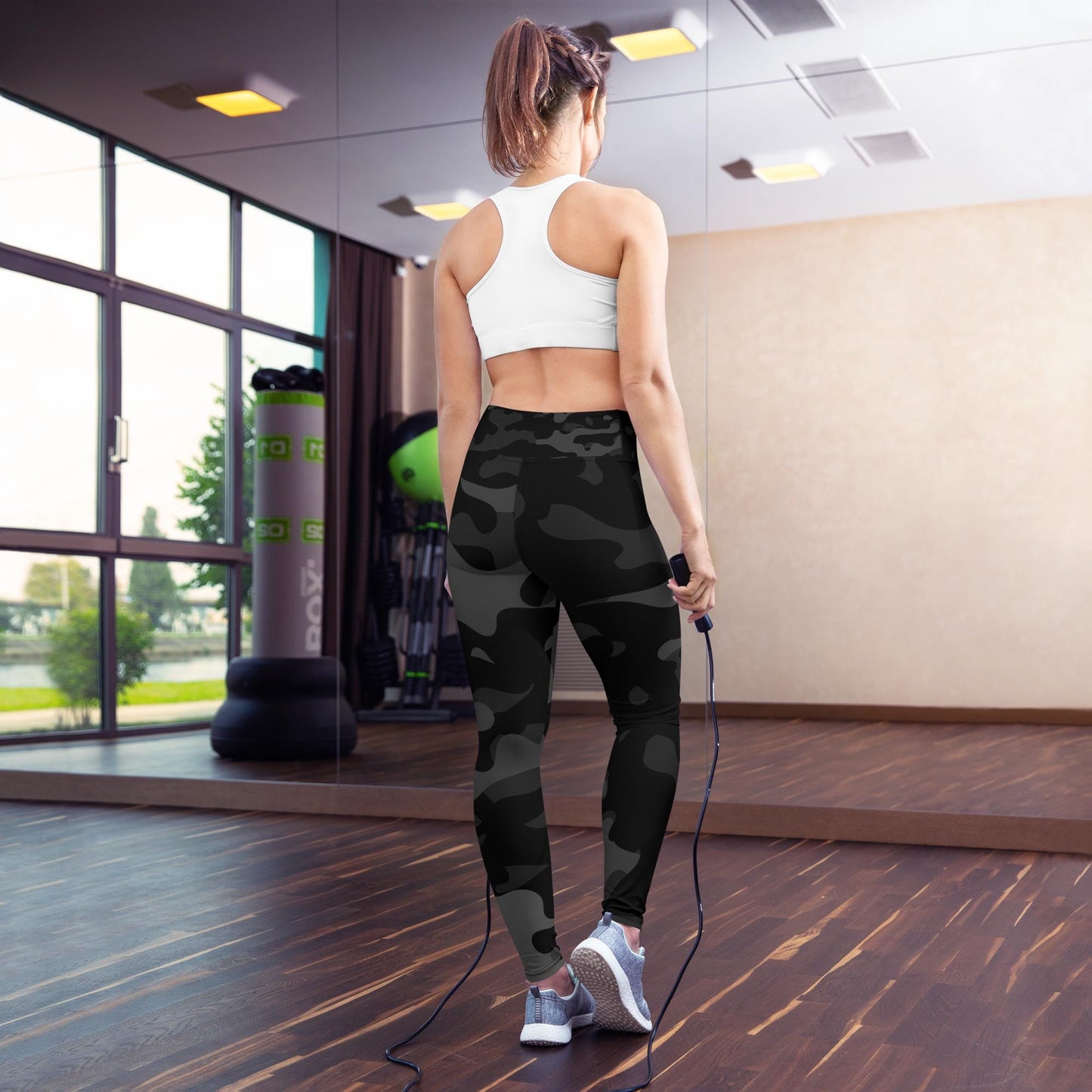 Black Camo Yoga Leggings