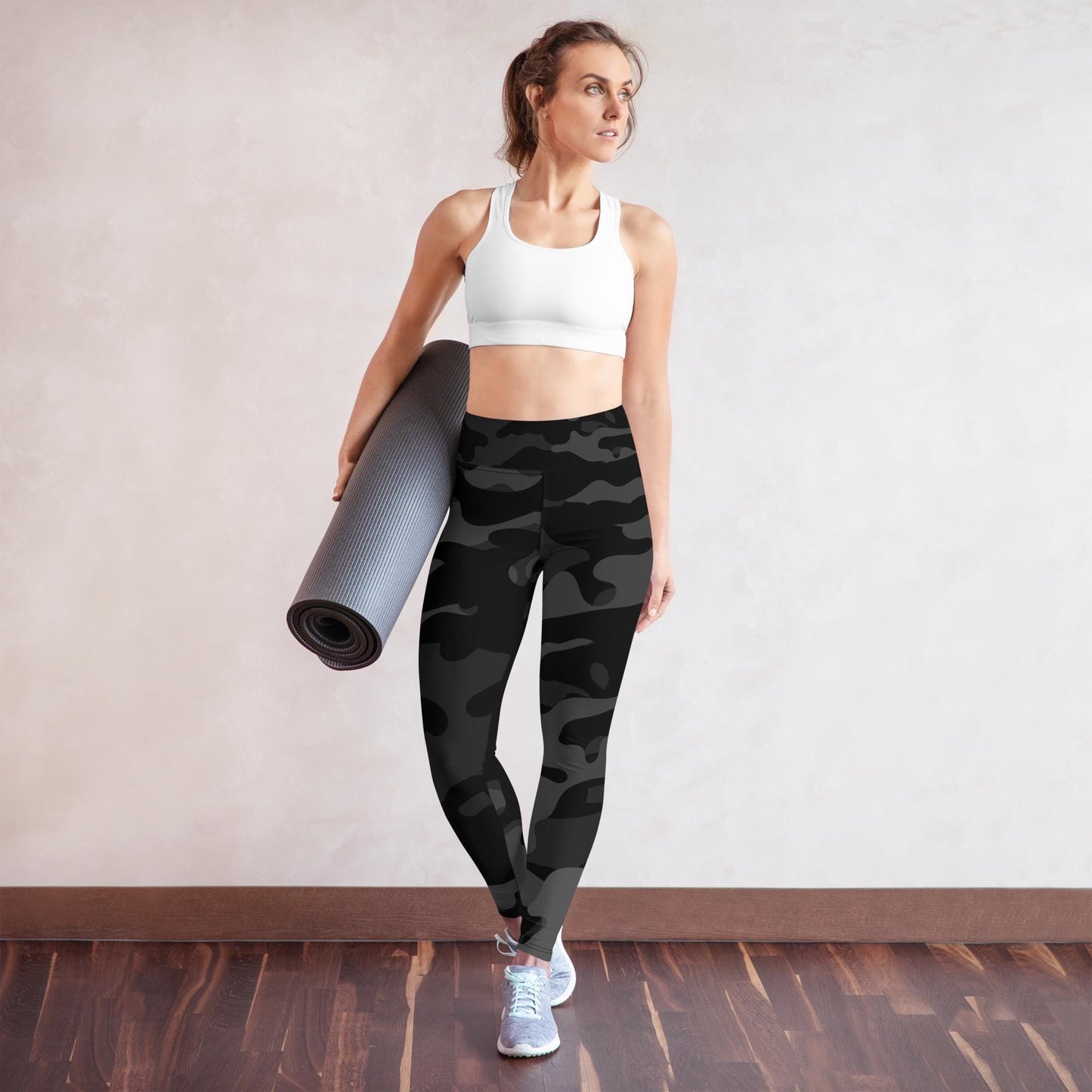 Black Camo Yoga Leggings