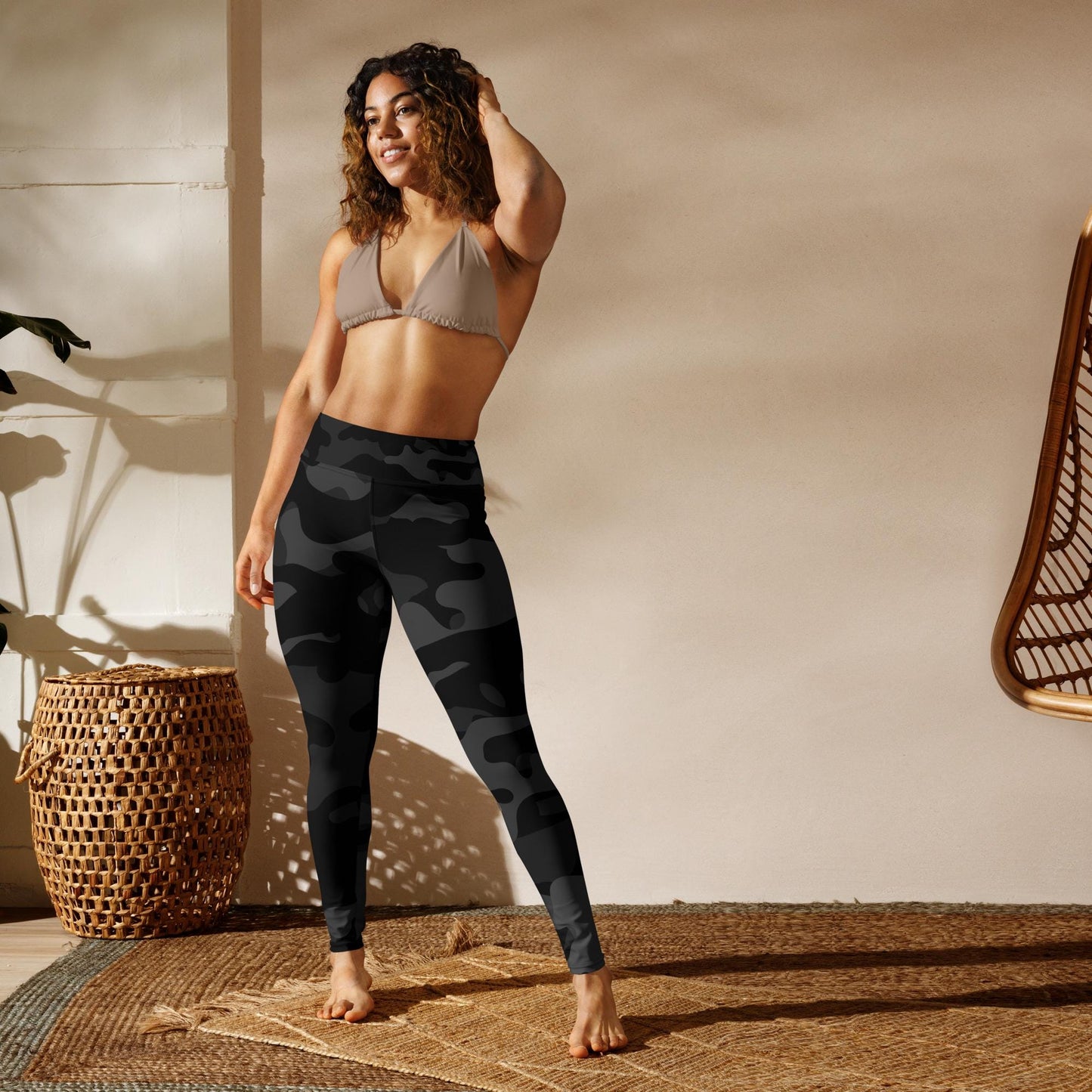 Black Camo Yoga Leggings