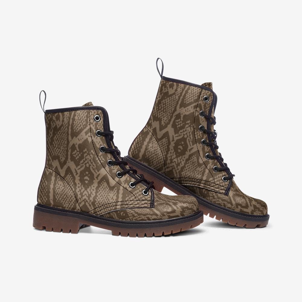 Faux snakeSkin boots soft lightweight boots