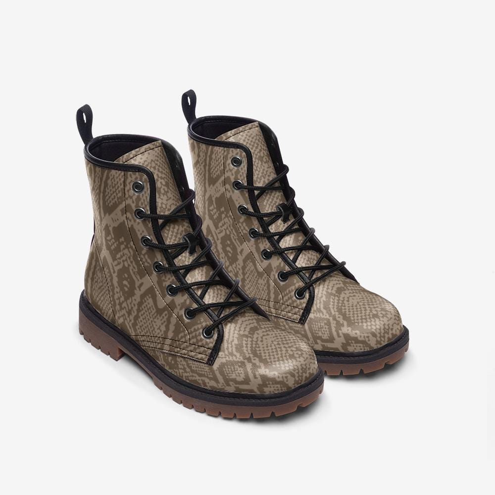 Faux snakeSkin boots soft lightweight boots