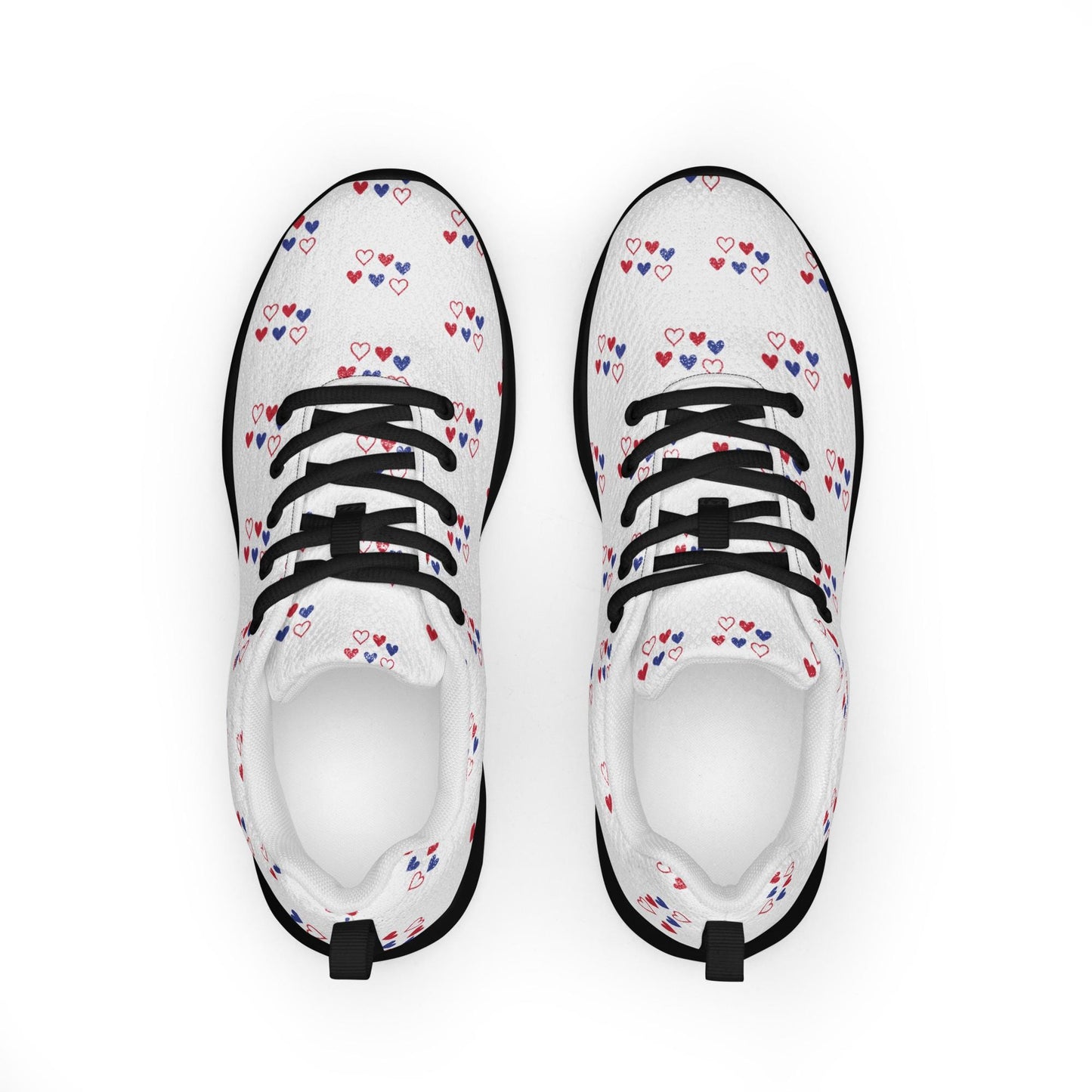 Womens white sneakers with hearts