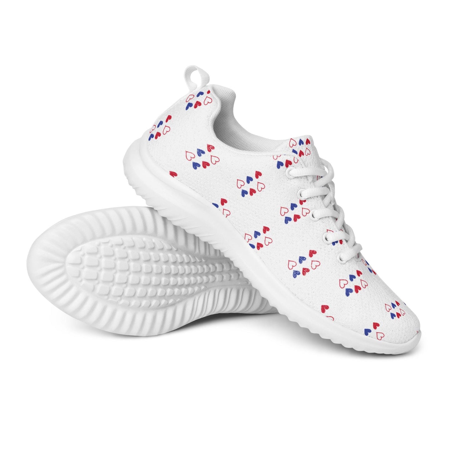 Womens white sneakers with hearts