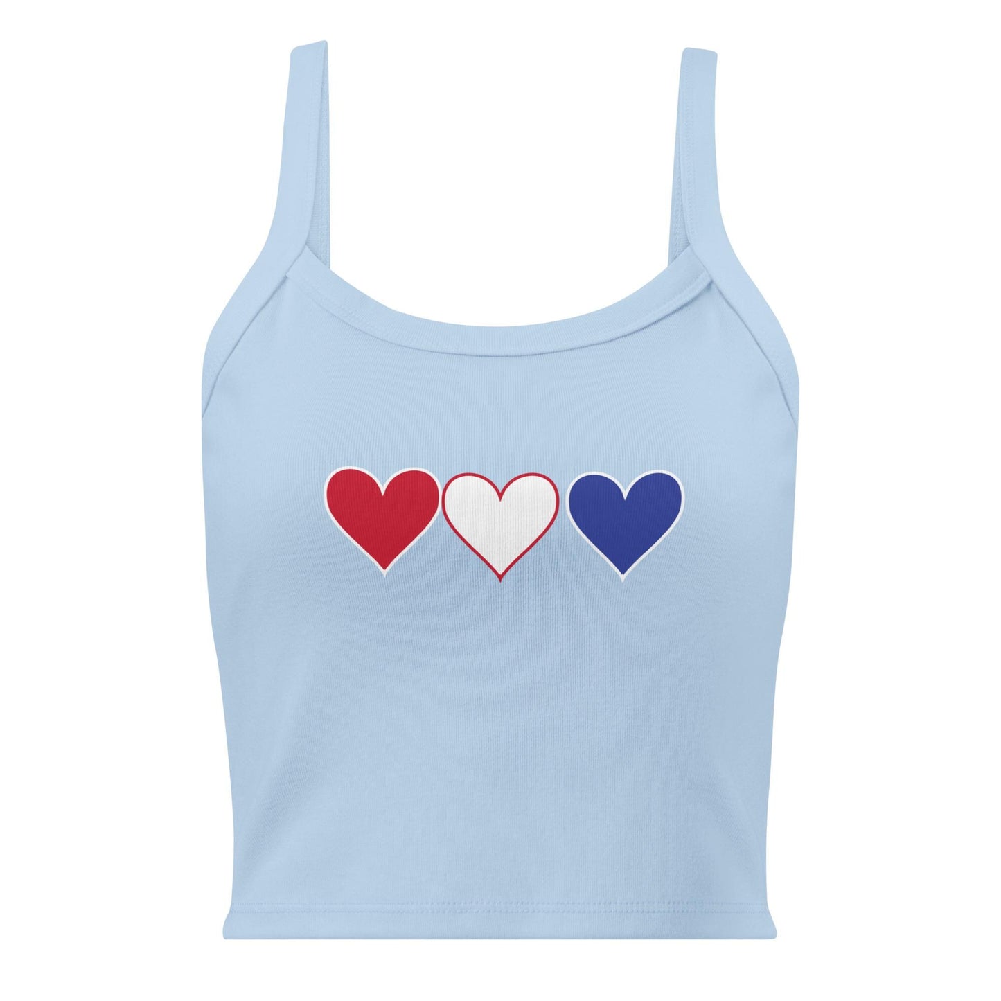 Womens micro-rib tank top