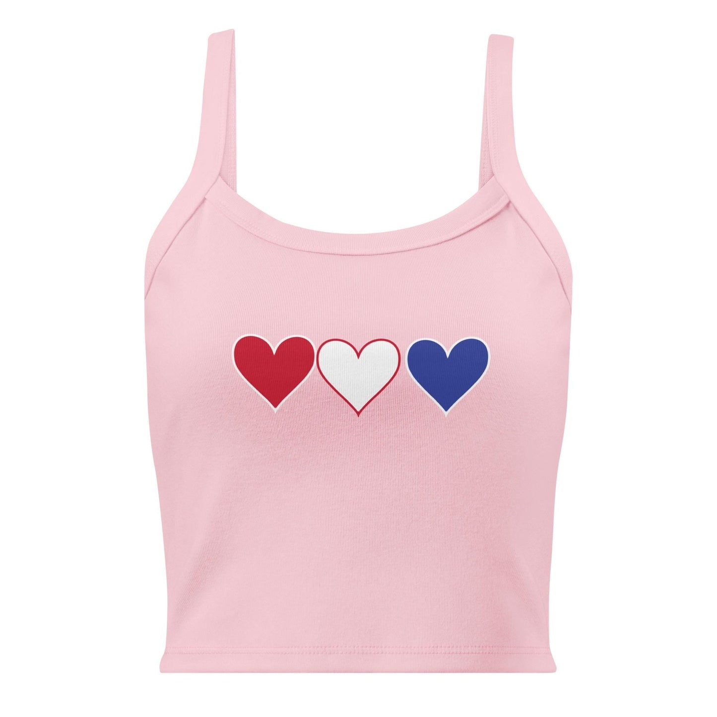 Womens micro-rib tank top
