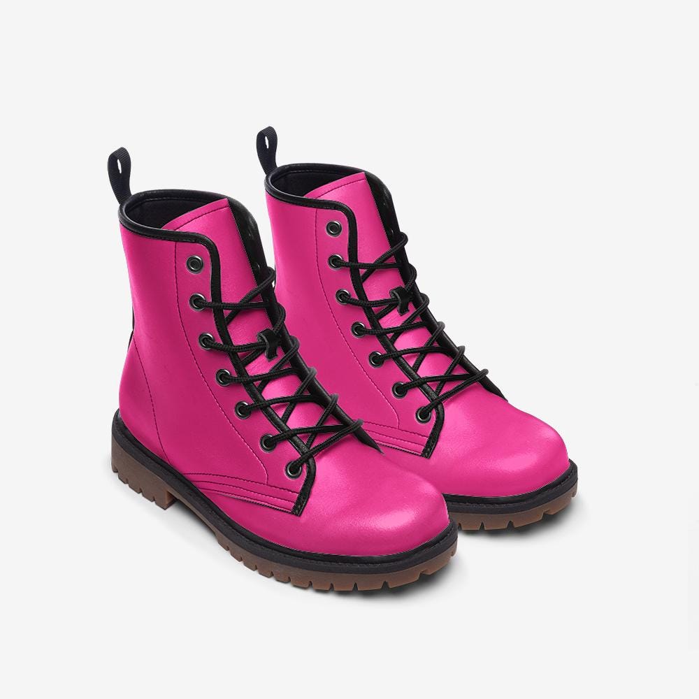 Pink Boots Casual Leather Lightweight boots MT