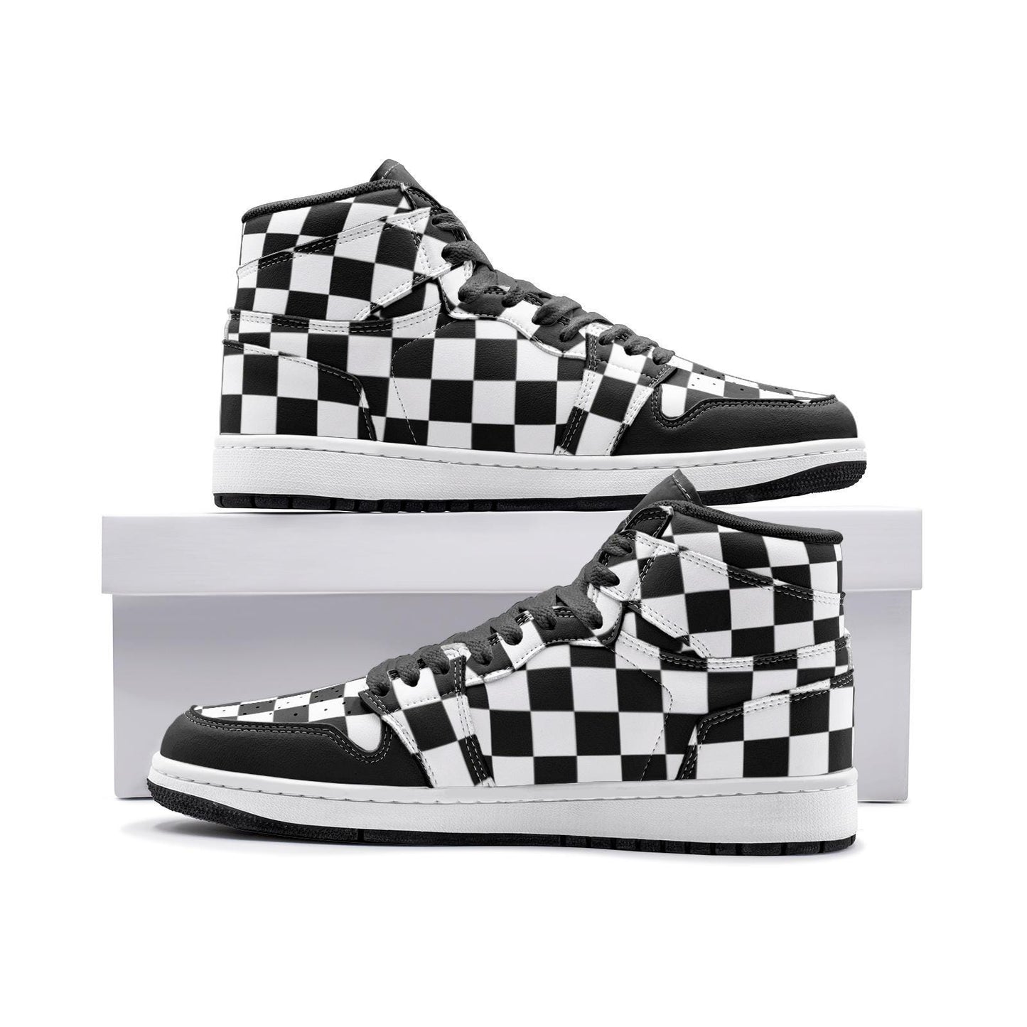 Black High Top Sneakers Unisex Sneaker TR